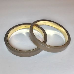 J Crew Translucent Taupe Bracelet Set (2)